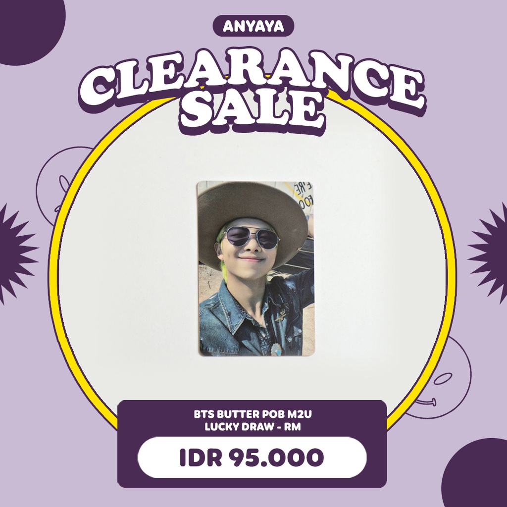 [READY STOCK] BTS BUTTER LD LUCKY DRAW PHOTOCARD PC NAMJOON RM M2U
