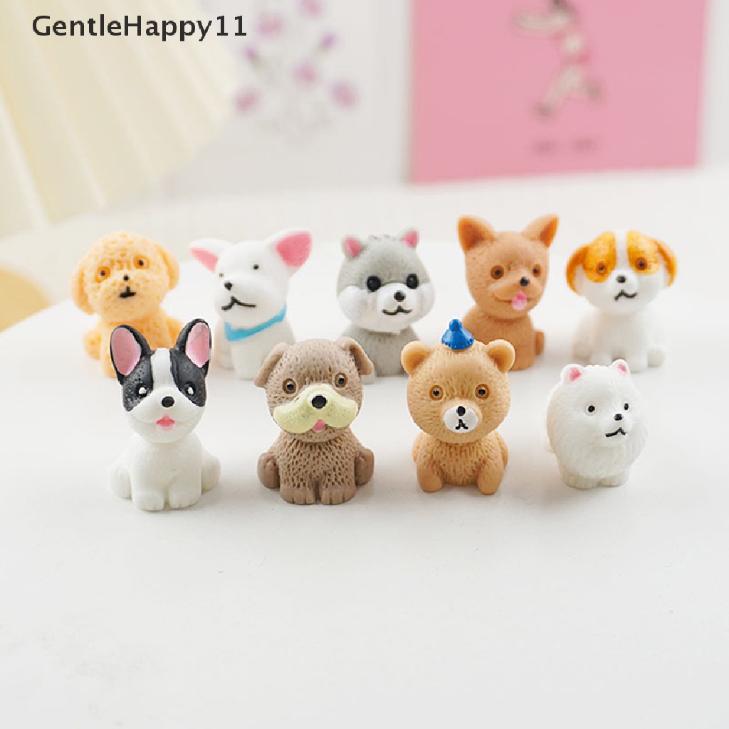 Gentlehappy Miniatur Anjing Kecil Untuk Dekorasi Taman Mini / Micro Landscape