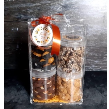 

Goodiebag mika full transparan, bag Organizer , Tas hampers, tas bening botol wine ,Tas anggur wine