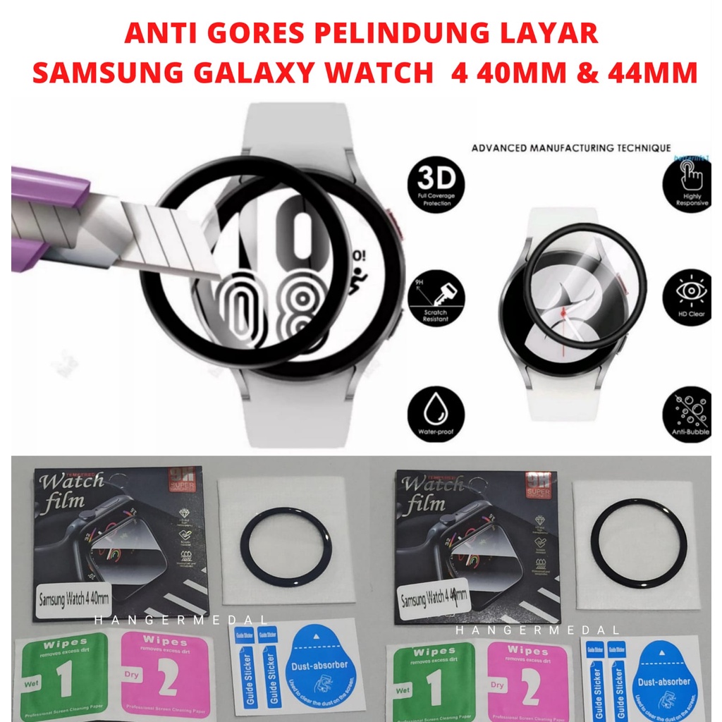 Anti Gores SAMSUNG GALAXY WATCH 4 Watch4 40MM 44MM Pelindung Layar