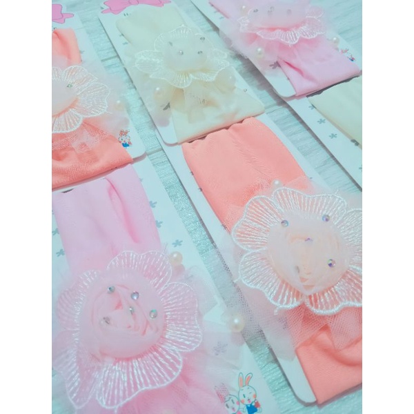 [LC007] Bandana Bayi Tile Elastis Import / Bandana Tile Anak