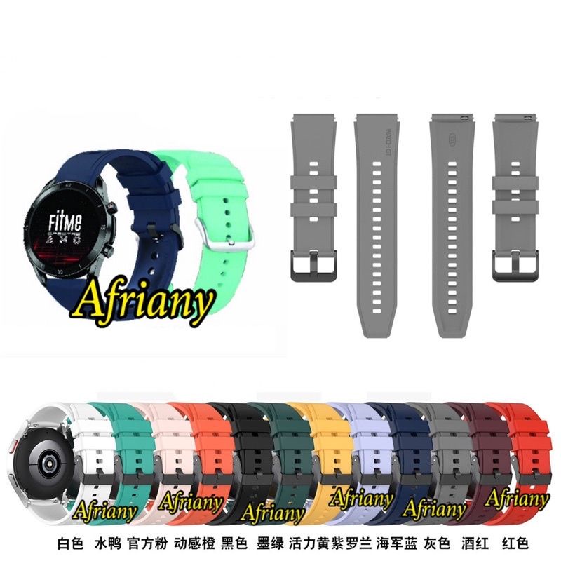 Strap SmartWatch Vyatta Fitme Soul Gen 1 / Fitme Spectre / Fitme Champ  Rubber Tqli Jam Tangan