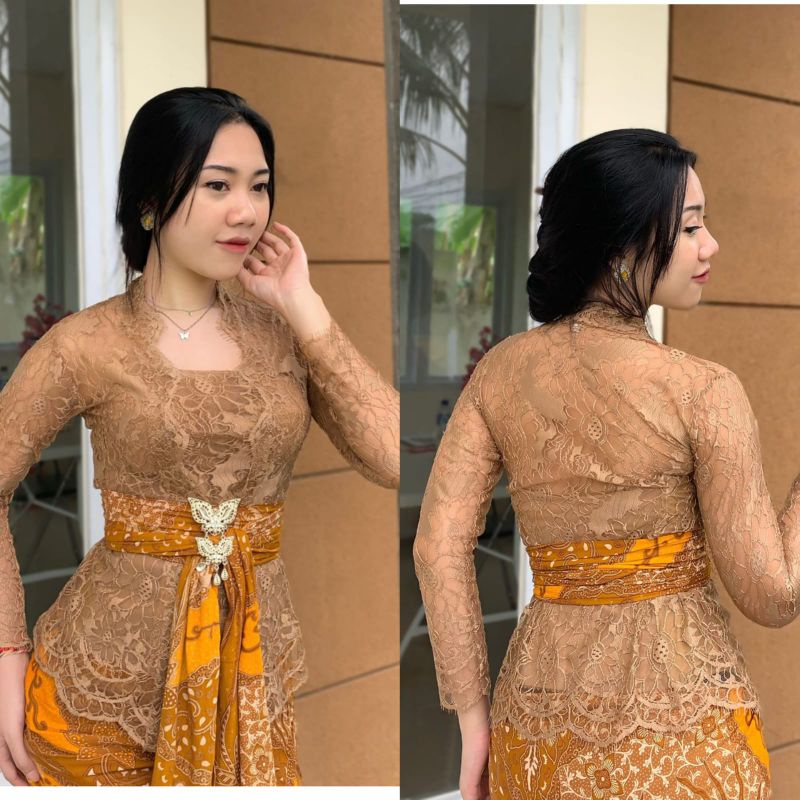 kebaya  Bali jadi brokat semiprancis premium