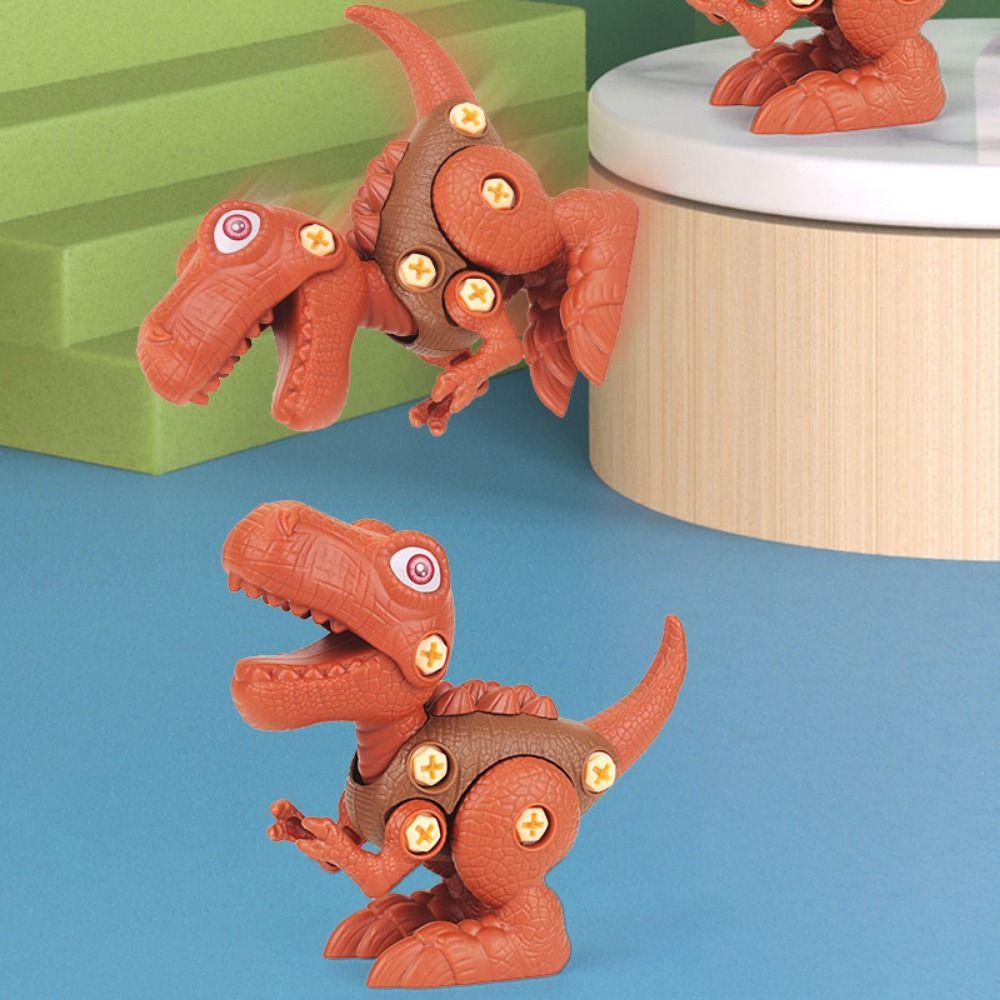 R-FLOWER Mainan Dinosaurus Hadiah Anak Edukasi Dini Plastik Ambil Terpisah