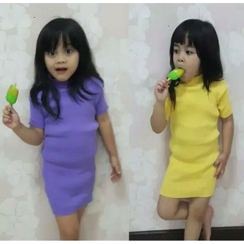 DRESS ANAK PEREMPUAN/BAJU RAJUT ANAK PEREMPUAN