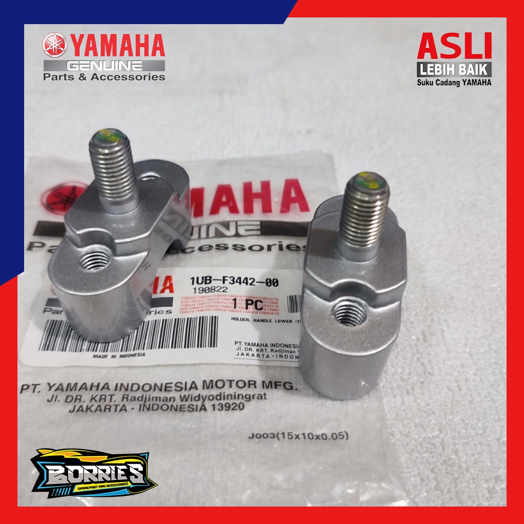 RAISER KLEM KLEMAN STANG STIR SETIR BAWAH FINO XRIDE ORIGINAL ASLI YAMAHA YGP 1UB-F3442-00