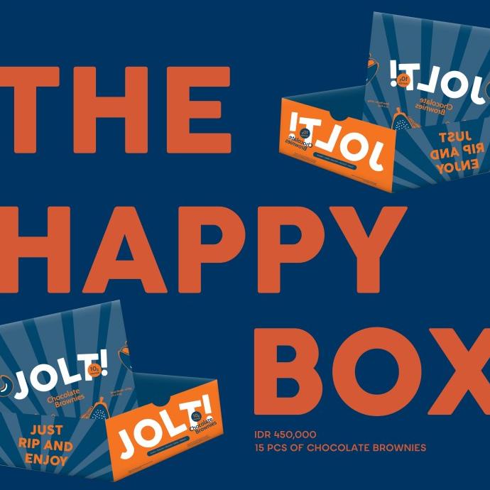 

JOLT! Protein Bar - The Happy Box [Chocolate Brownies] - Box isi 15pcs