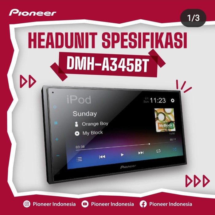 HEAD UNIT PIONEER DMH A345BT weblink