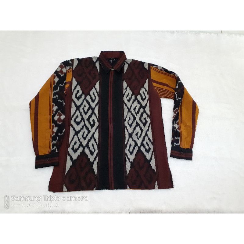 kemeja tenun jepara baju tenun jepara kemeha cowok kemeja formal KT6