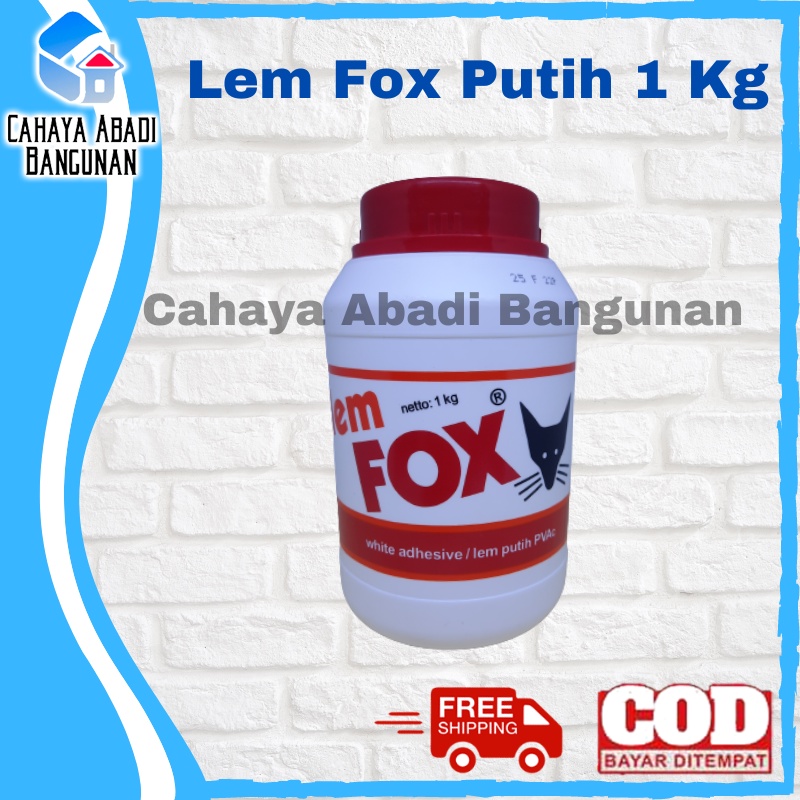 LEM FOX PUTIH BOTOL 1 KG