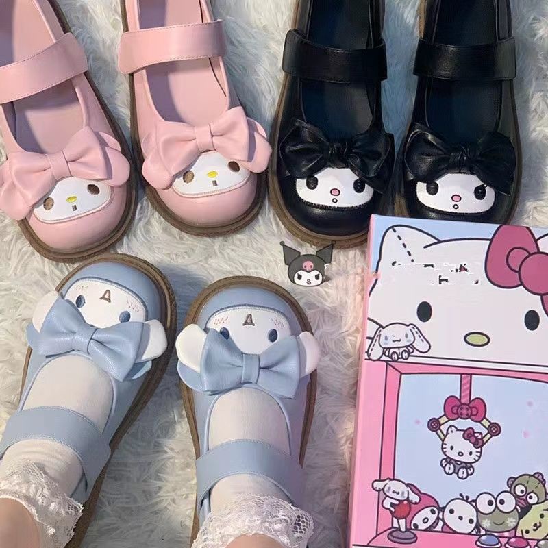 COD##sepatu lolita/jk uniform/Sepatu kulit kecil Jepang untuk wanita/Kulomi/sepatu lolita