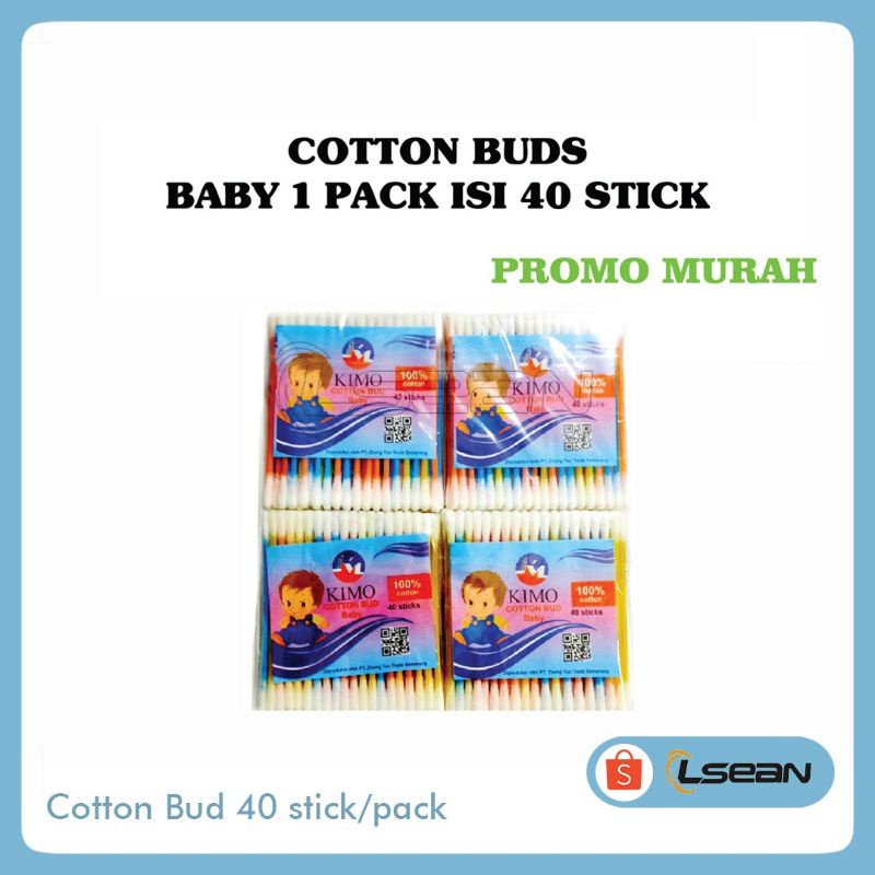 Cotton Bud Korek Kuping Bayi dan Dewasa Isi 40