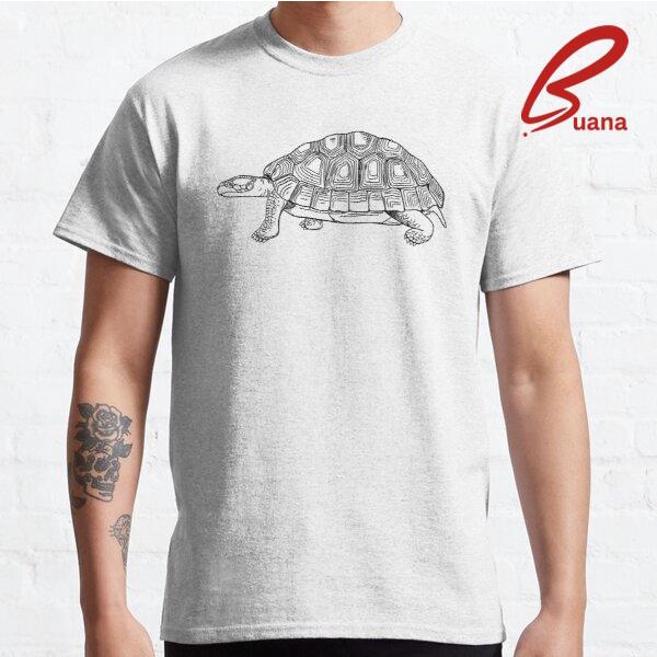 Kaos Pria The Greek tortoise (Testudo graeca) Premium Custom 701