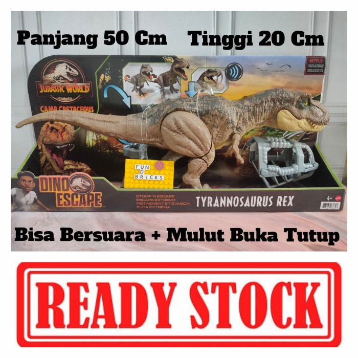 Jurassic World Camp Cretaceous Stomp N Escape Tyrannosaurus Rex Sound