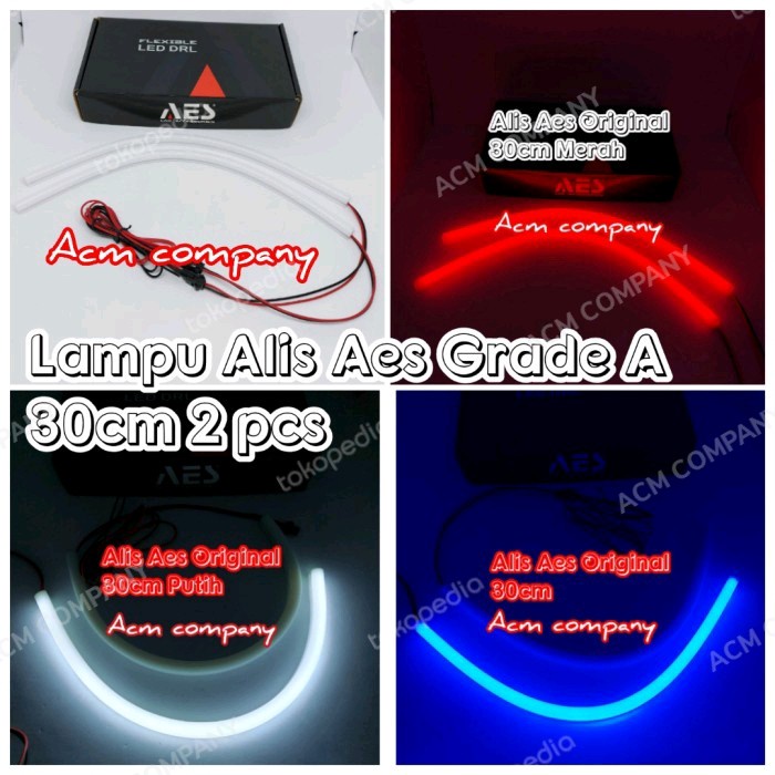 Lampu Alis Drl Led 30 cm 1 Mode Grade A Premium Mrek Aes Original