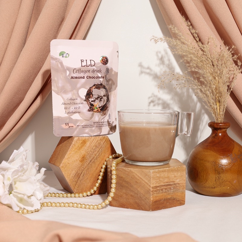 ELD COLLAGEN LGLUTHATIONE RASA ALMOND 250 gr || MENCERAHKAN || MENAIKAN BB