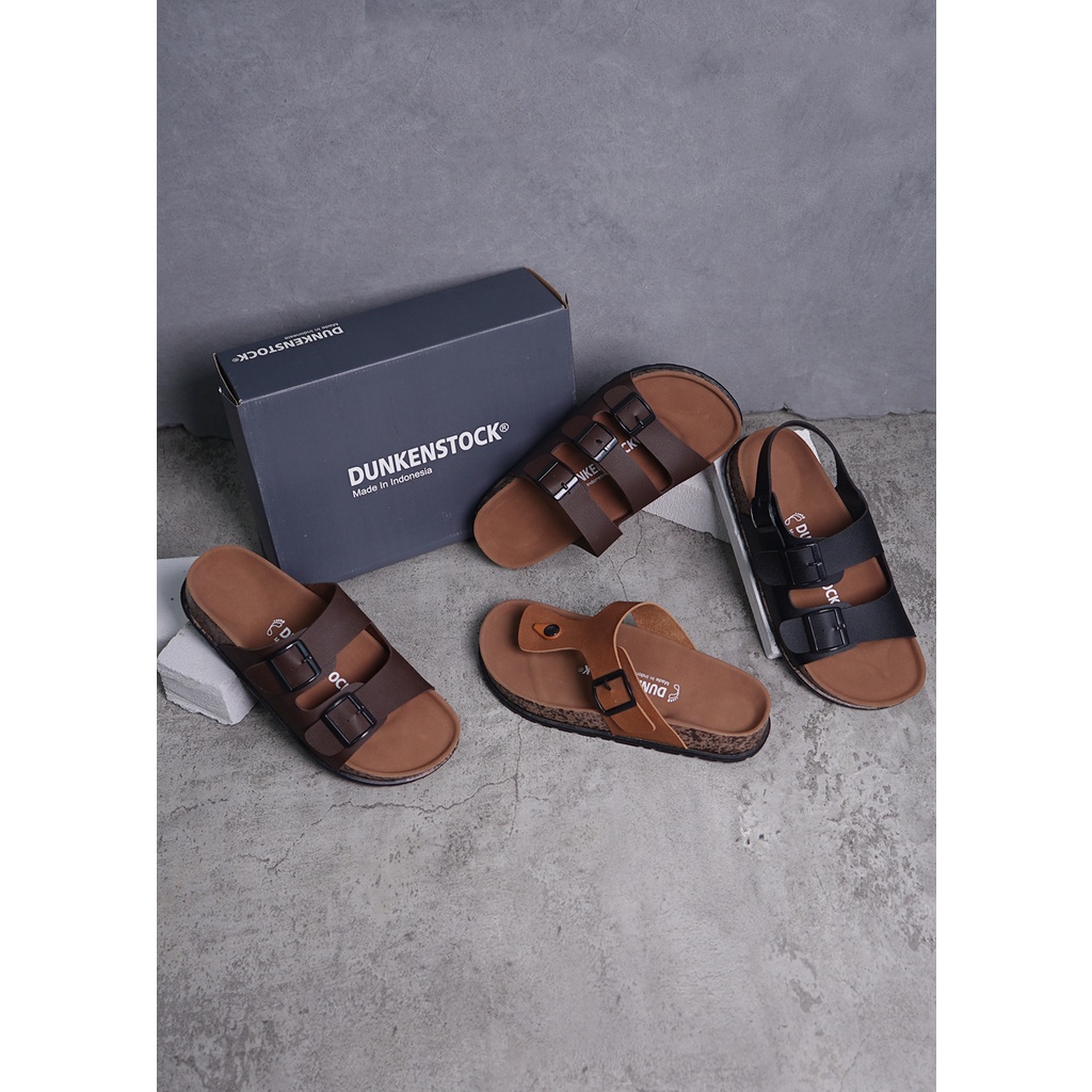 DUNKENSTOCK MILANO Sandal pria casual model ban dua