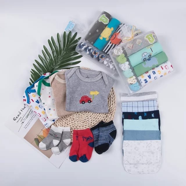 10in1 Set Jumper Bayi (4pcs) + Kaos Kaki Bayi (6psg) Carter Love SNI / Baby Giftset Kado Bayi