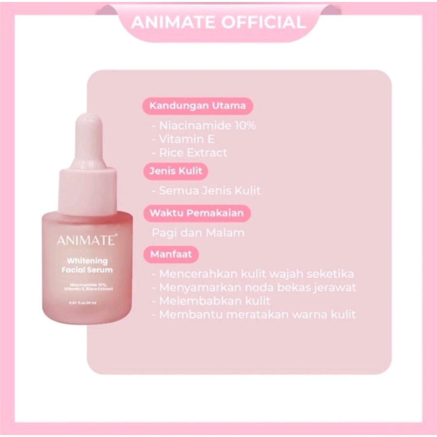 FACE SERUM ANIMATE 20ml