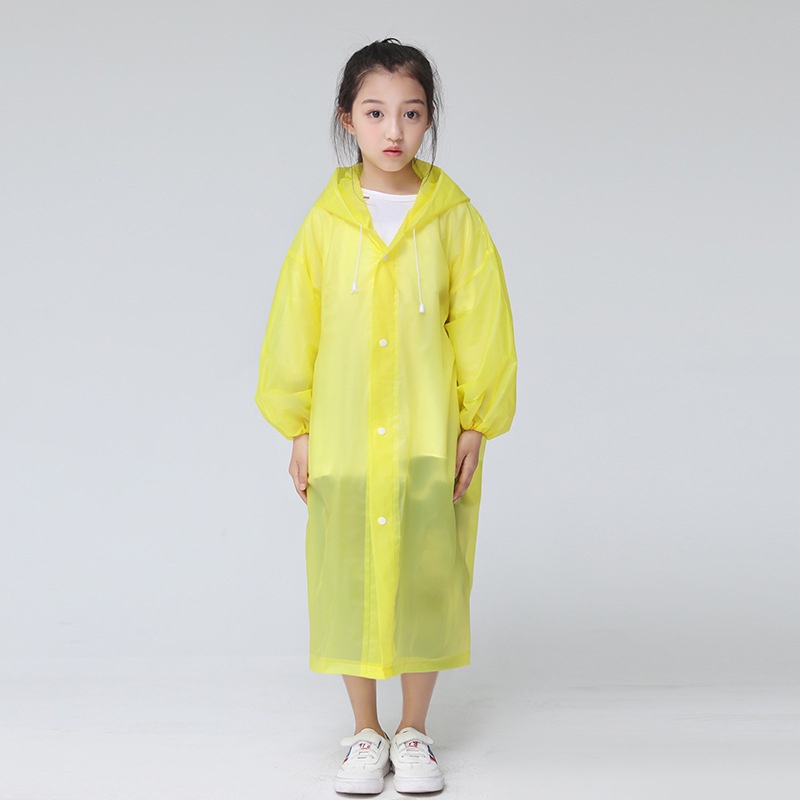 ZBH Jas Hujan Anak Karakter Hoodie Murah EVA Ponco Lengan Polos Jas Hujan Dewasa Warna Mantel Rain Coat Murah Import Berkualitas