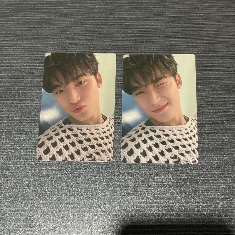 mingyu attacca carver photocard wink cimumu