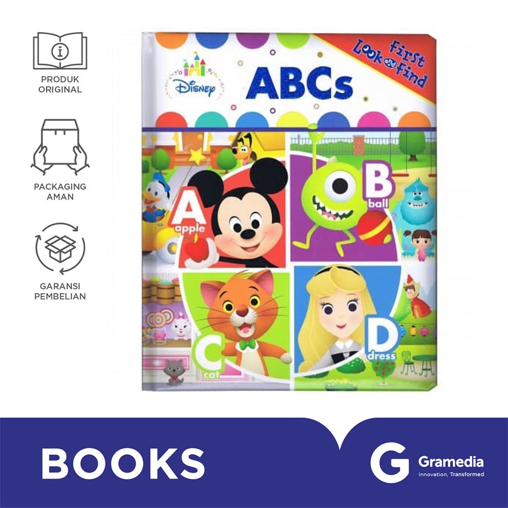 FIRST LOOK AND FIND  DISNEY BABY, ABC 'S