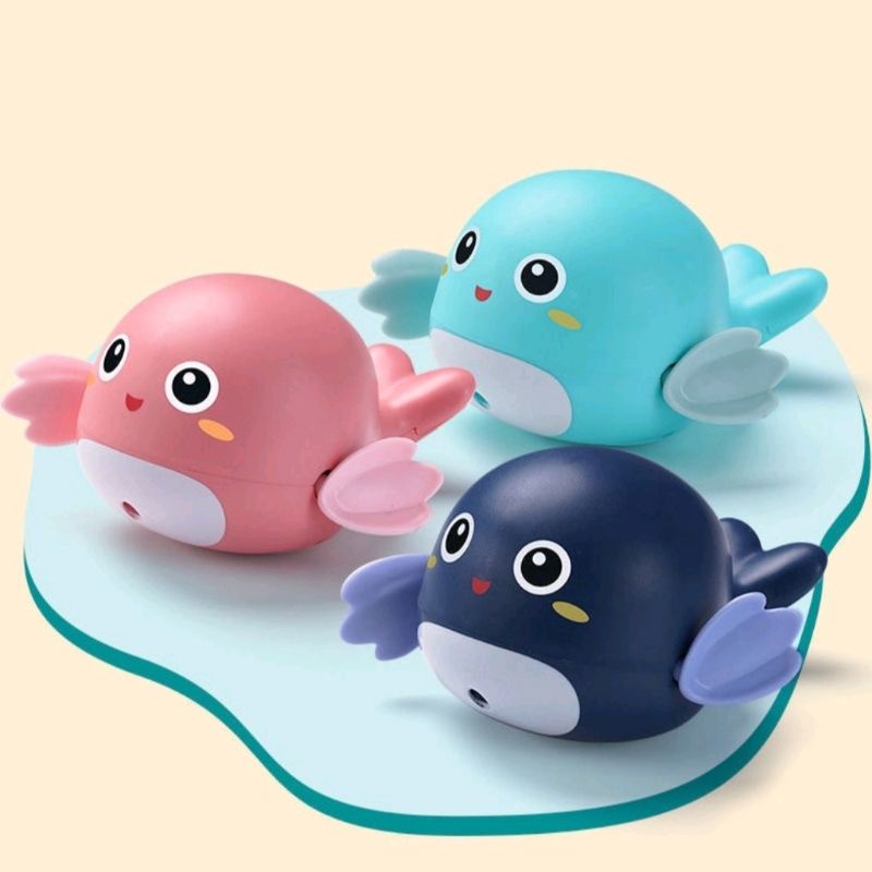 Mainan mandi anak bentuk bebek lucu berenang