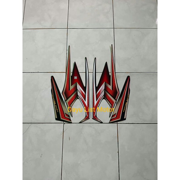 striping rx king 2004 hitam merah