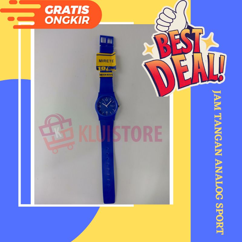 MIRETE KARET WARNA WARNI // JAM TANGAN REMAJA WARNA WARNI  MURAH MERIA // JAM TANGAN KARET WANITA