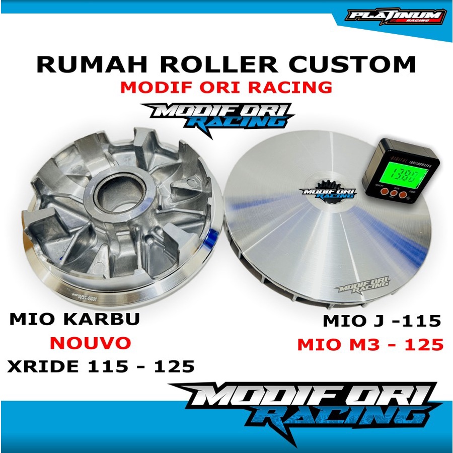 PulLey Set bubut Derajat - pulley 13,8-13,5 - Rumah Roller Bubut Custom MIO