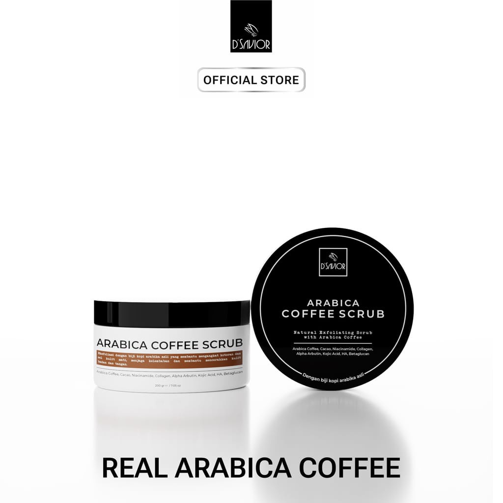 DSAVIOR Body Scrub - Real Arabica Coffee