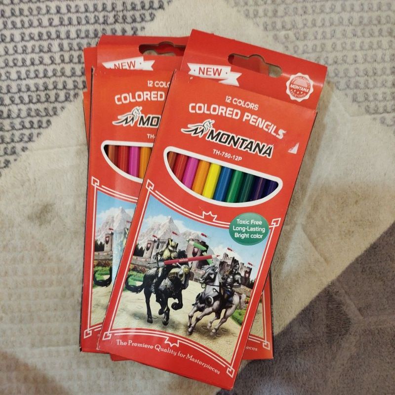 

PENSIL WARNA MONTANA PANJANG MURAH ISI 12