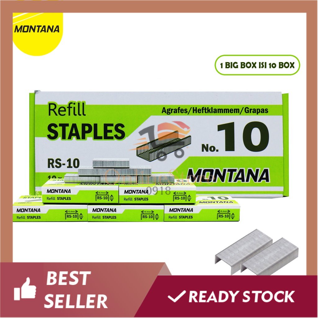 

OS -G107- ISI STAPLES - REFILL STAPLER MONTANA - ISI STAPLER 1PCS