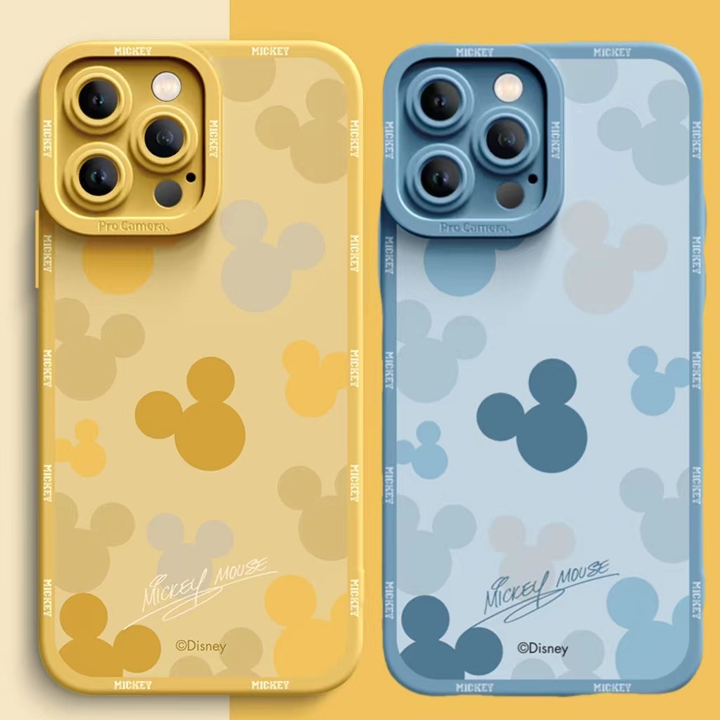 Case TPU Motif Mickey Untuk iPhone 14 14pro 14Plus 14prm 13pro 13pro 13prm 11 7Plus 8Plus Xr XS 12pro Max