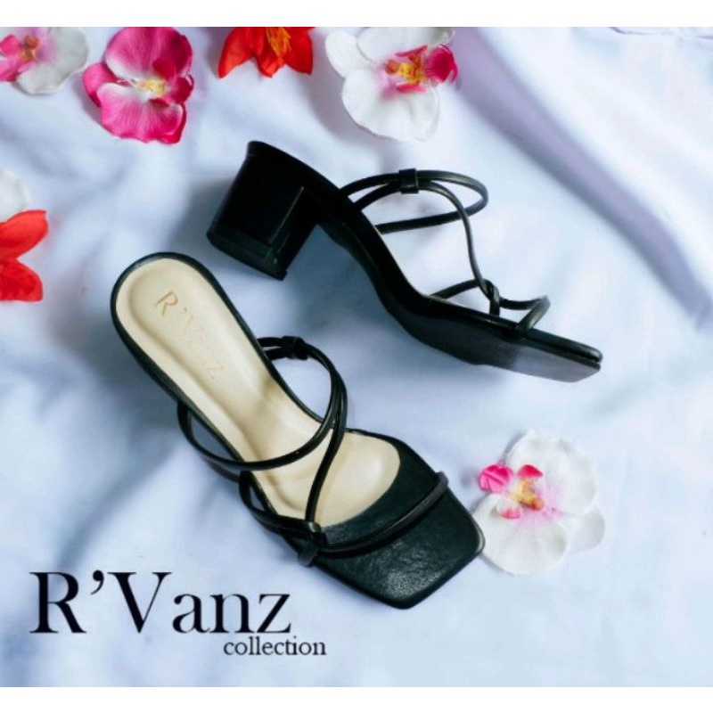 Sandal heels wanita hak tahu 5cm