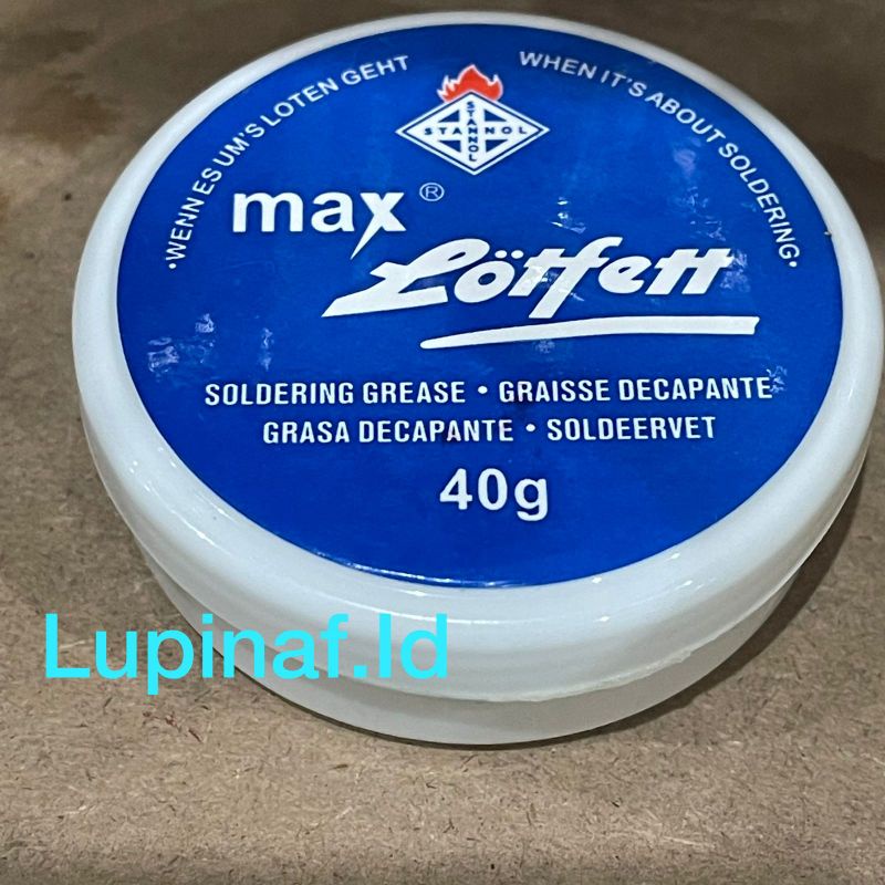 PASTA SOLDER LOTFETT MAX 40G 40 GRAM