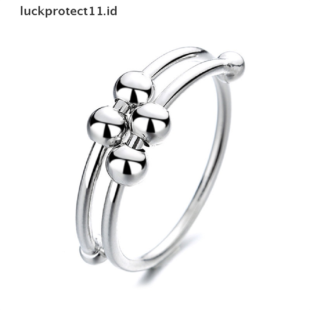 Cincin Manik-Manik Spiral Anti Stress Untuk Pria Dan Wanita