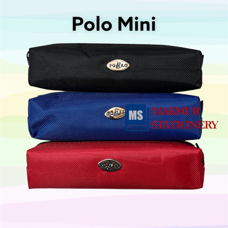 

Tempat Pensil / Kotak Pensil Sleting Polo Mini