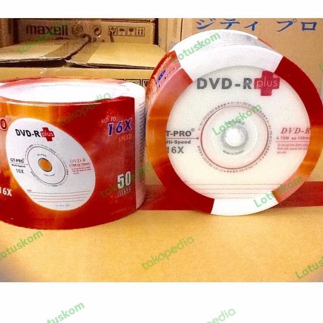 DVD-R Plus GT-PRO 16X 4.7GB (tabung 50pcs)