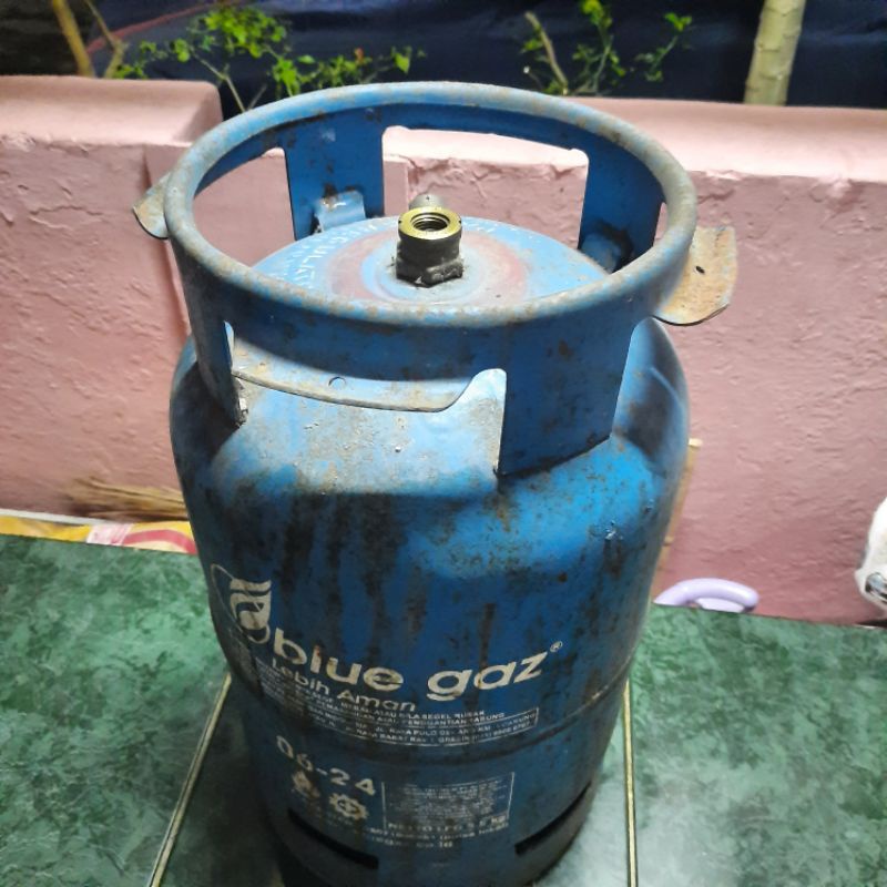 tabung gas blue gaz (hanya tabung) 5.5kg