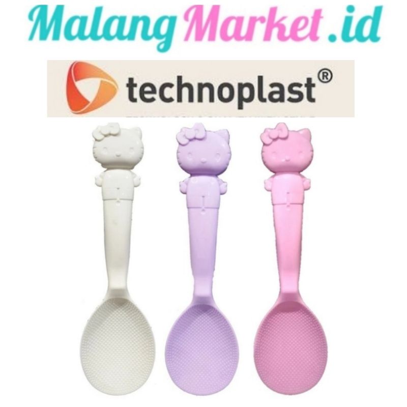 TECHNOPLAST Hello Kitty Rice Spoon TECHNOPLAST Centong Nasi Hello Kitty TECHNOPLAST Sendok Nasi Hell