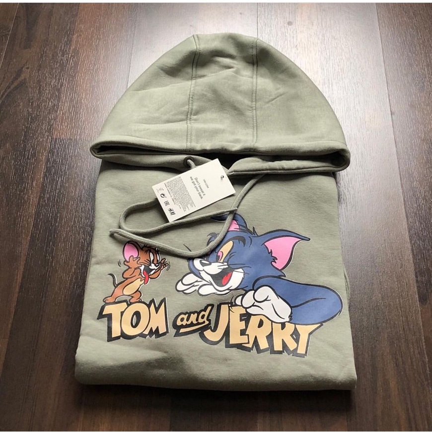 HOODIE JAKETHNM TOM JERRY PREMIUM - H&amp;M - SWEATER DISTRO - KEREN - BRANDED - MURAH - WANITA PRIA - HOODIE UNISEX