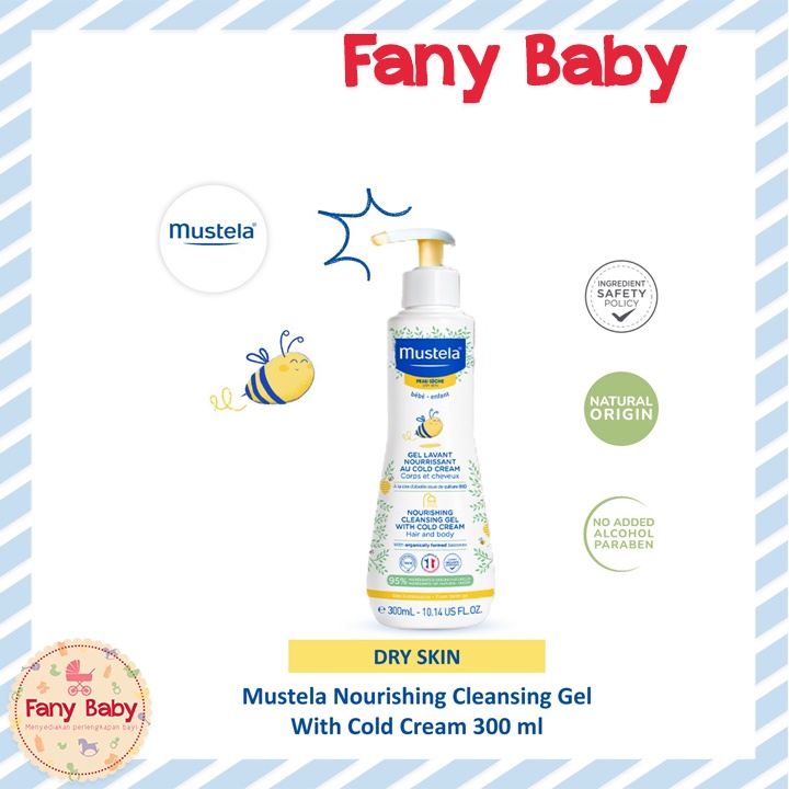 MUSTELA NOURISHING GEL WITH COLD CREAM 300ML