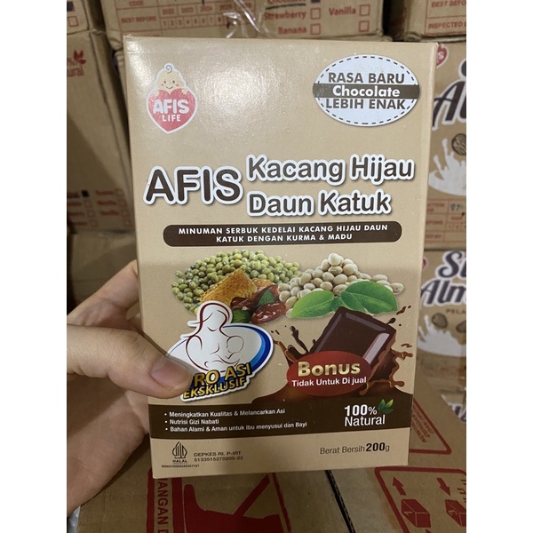 Afis Kacang Hijau Daun Katuk 200 gr