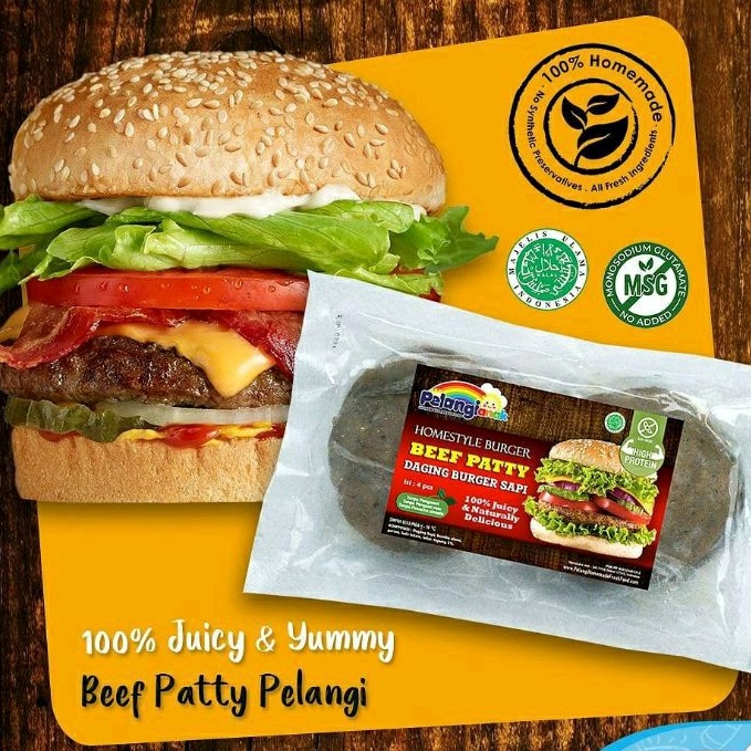 

Pelangi Anak Burger Beef Patty