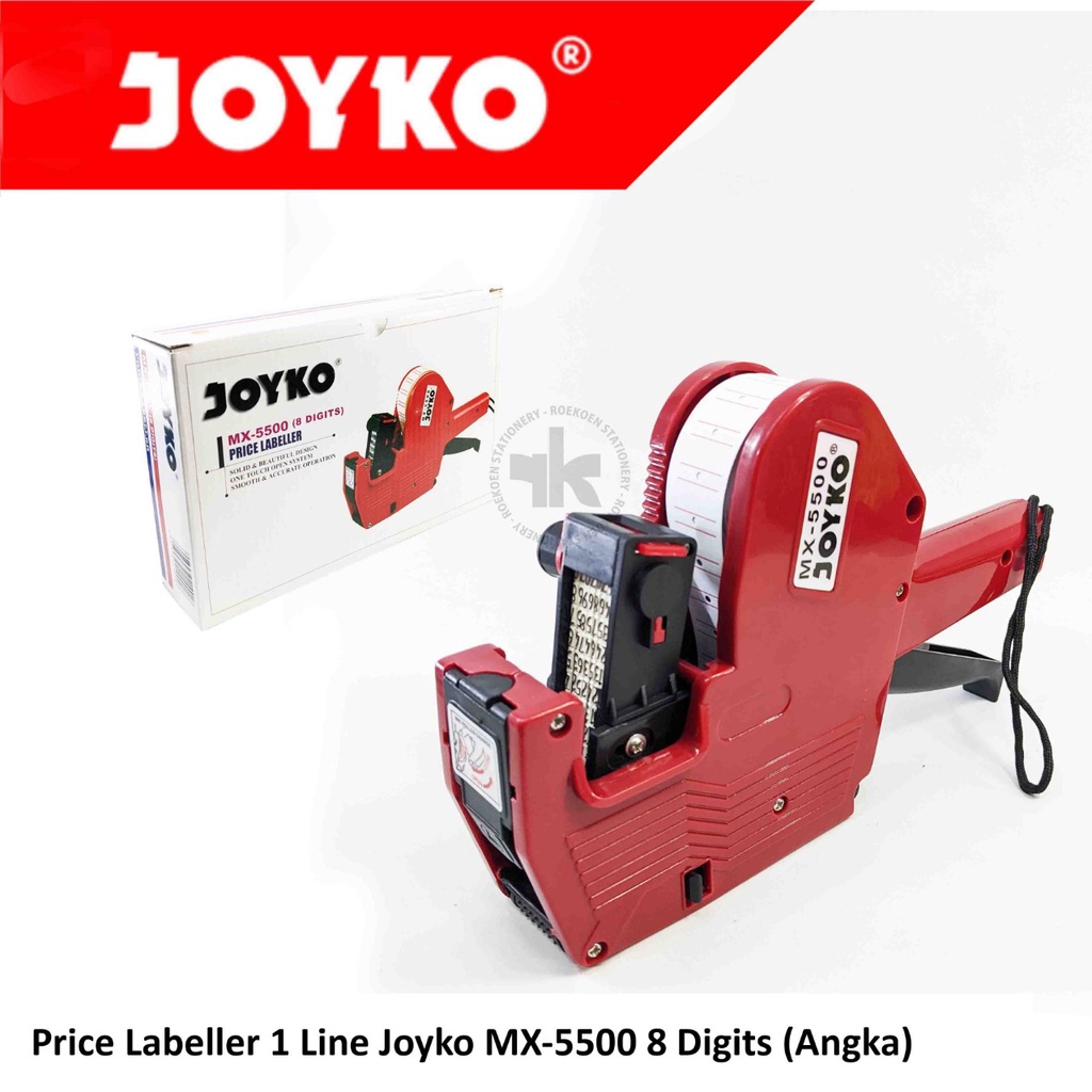 

Joyko Price Labeller 1 Line 8 Digits MX-5500 (Angka)
