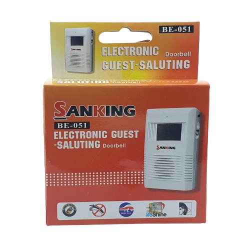Bell Pintu Otomatis Sensor Pintu Gerak Alarm Sanking BE-051 Electronic Guest Saluting Doorbell