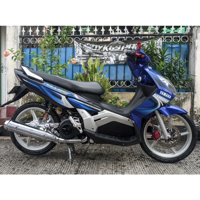 STIKER STRIPING NOUVO Z 2007 BIRU