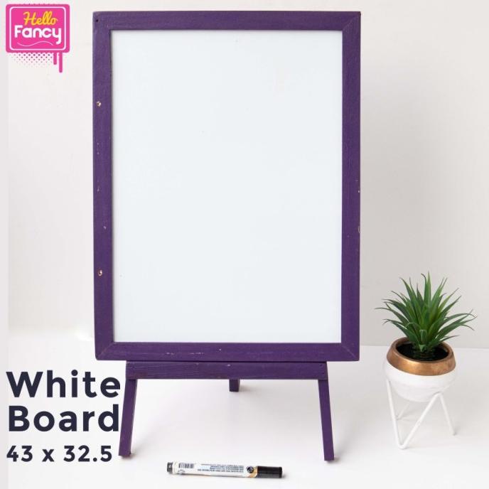 

TERLARIS Papan Tulis Kayu Berdiri + Stand dan Spidol / Whiteboard WB32X42 /ALAT TULIS AESTHETIC/ALAT TULIS SEKOLAH/ALAT TULIS SET/ALAT TULIS LENGKAP/ALAT TULIS ANAK/ALAT TULIS LUCU