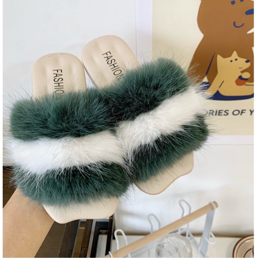 babyfit SUPER FUR sandal slipper selop anak perempuan antilicin sendal karet import zxm-1129